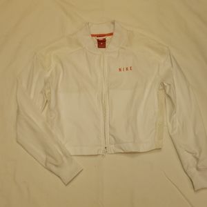 NIKE cropped track jacket